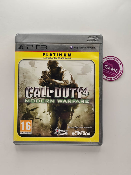 CALL OF DUTY 4 MODERN WARFARE - Platinum - PS3