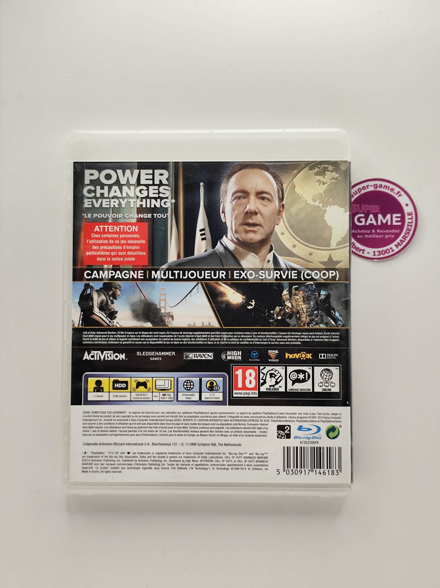 CALL OF DUTY ADVANCED WARFARE - PS3