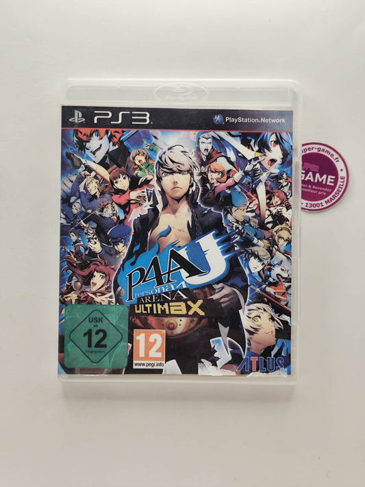 PERSONA 4 ARENA ULTIMAX (Couverture imprimée) - PS3