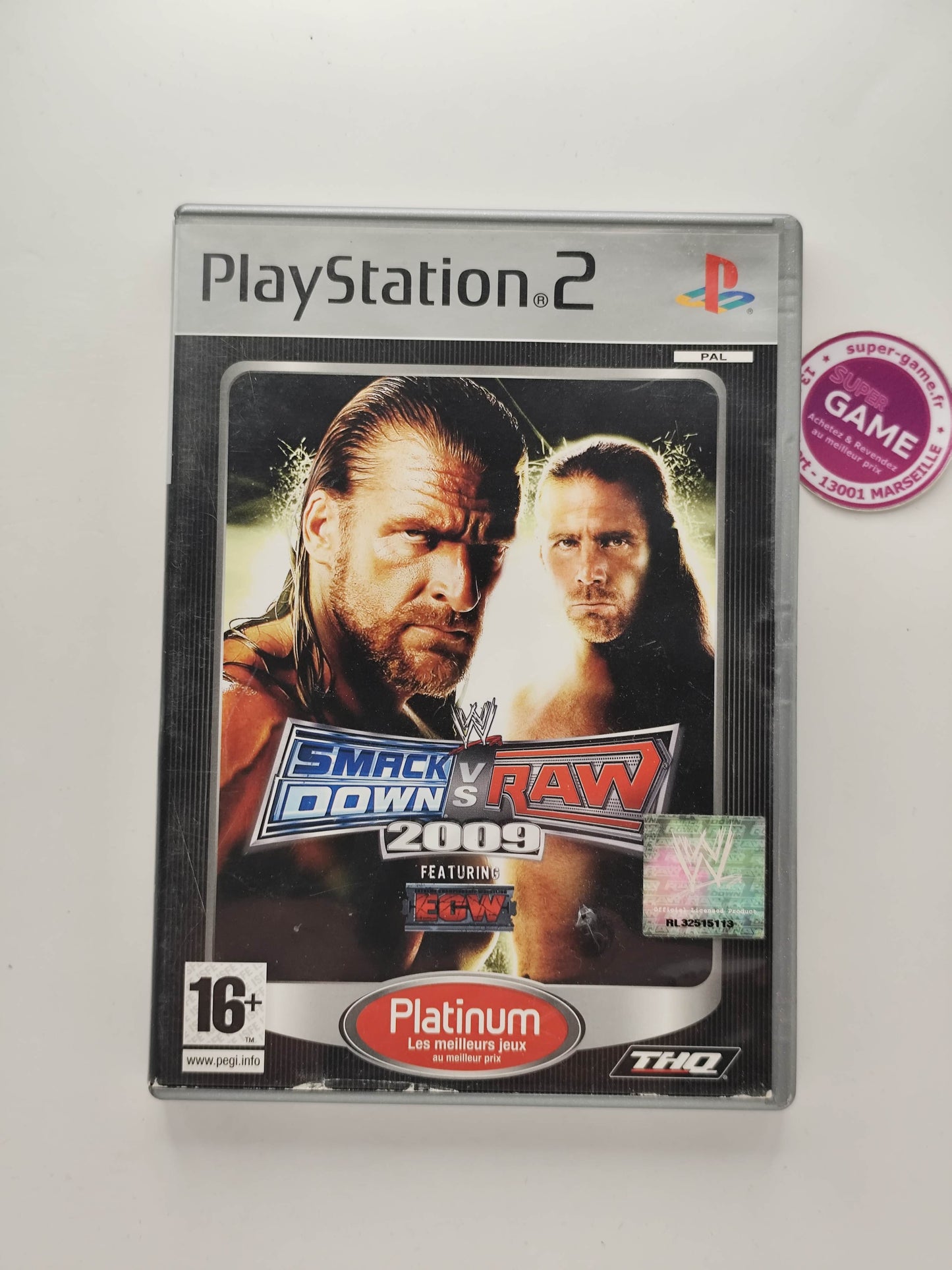 WWE SMACKDOWN VS RAW 2009 - Platinum - PS2