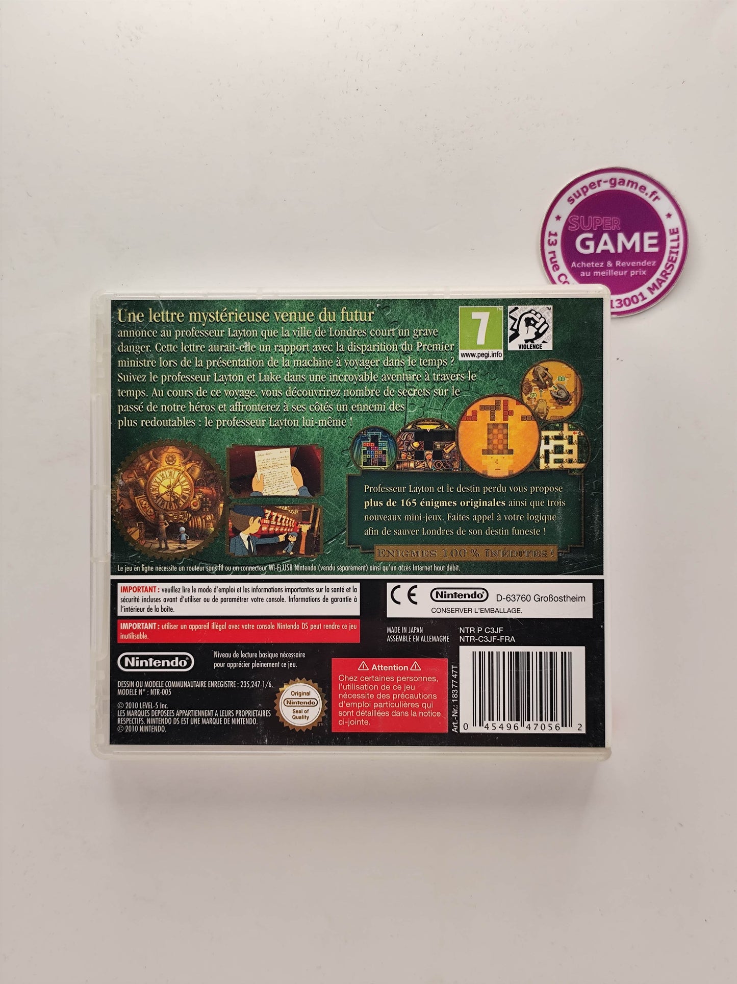 PROFESSEUR LAYTON ET LE DESTIN PERDU - DS