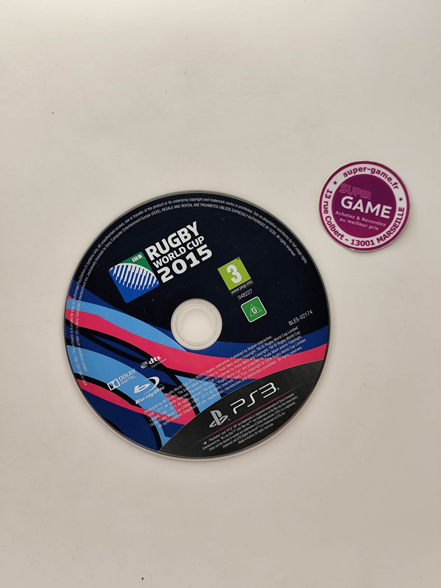 RUGBY WORLD CUP 2015 - PS3