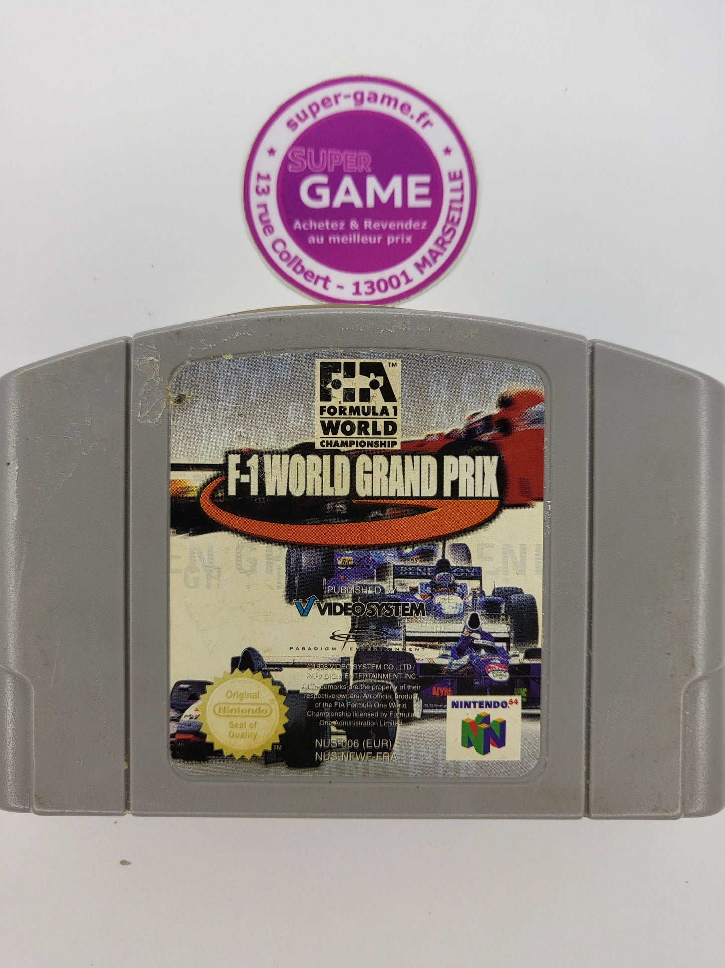 F-1 WORLD GRAND PRIX - sans boite - NINTENDO64