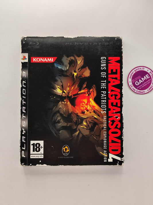 METAL GEAR SOLID 4 GUNS OF THE PATRIOTS - BLISTER CARTON - PS3