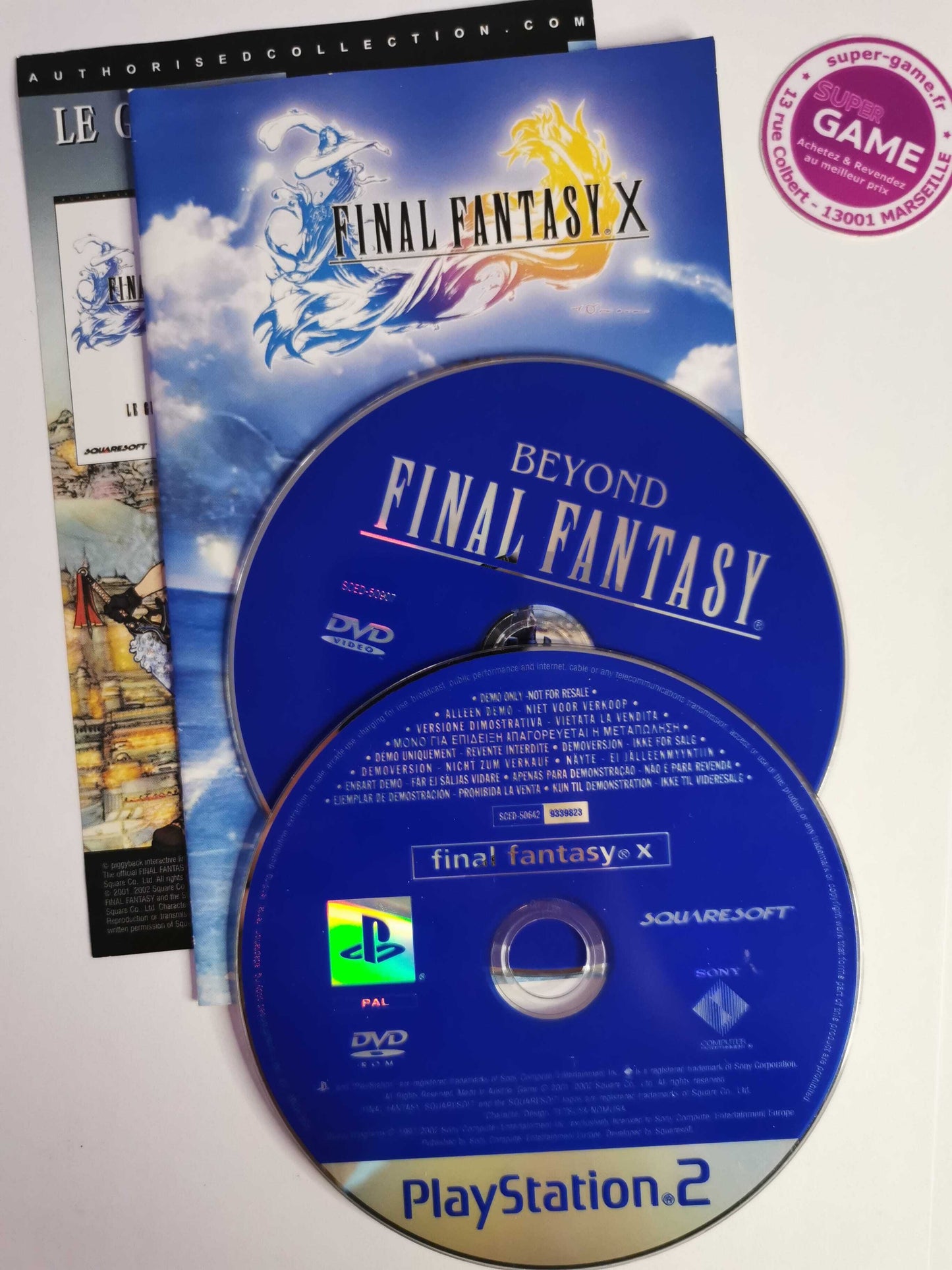 Final Fantasy X PROMO BLUE DISC VERSION