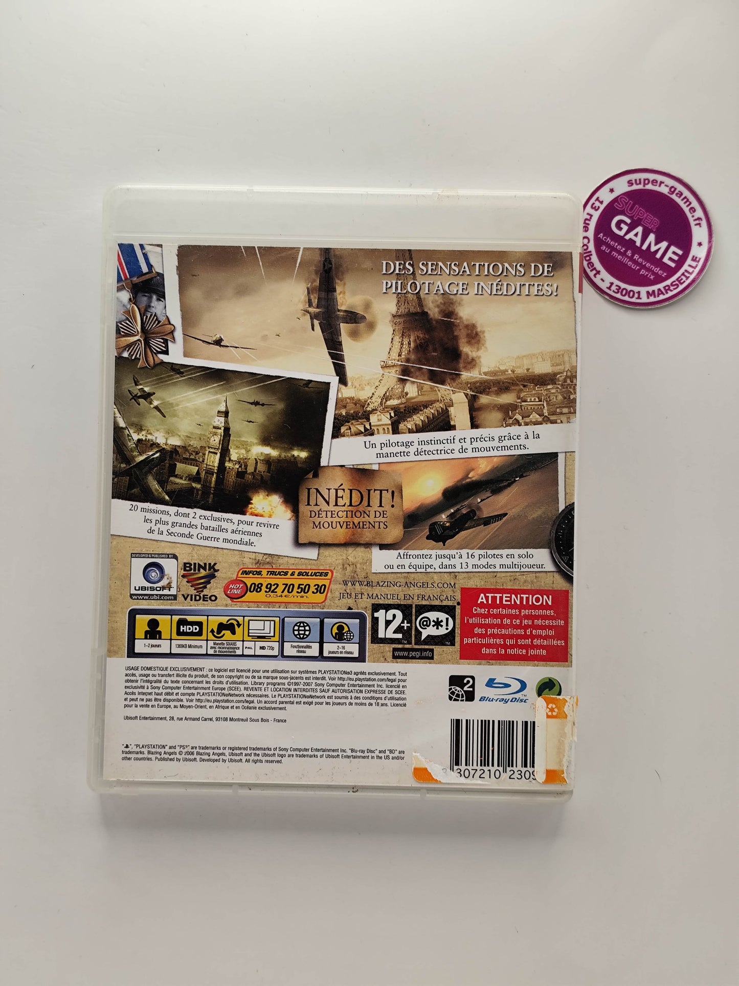 BLAZING ANGELS, SQUADRONS OF WWII - PS3