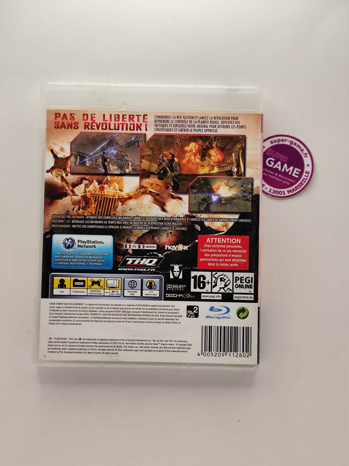 RED FACTION GUERILLA - PS3