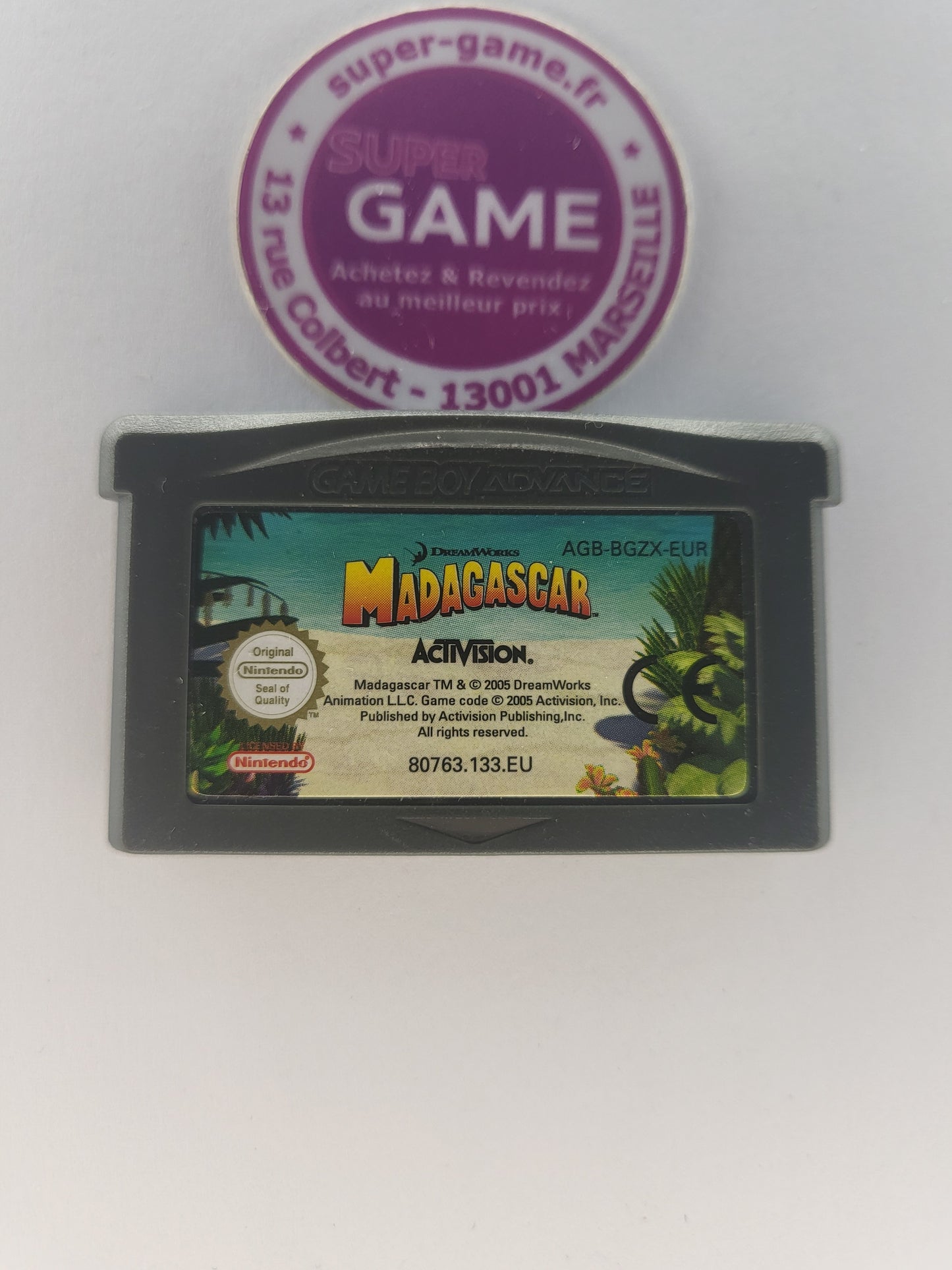 MADAGASCAR - sans boite - GAMEBOY ADVANCE