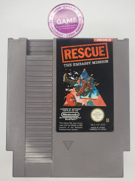 RESCUE THE EMBASSY MISSION - sans boite - NES