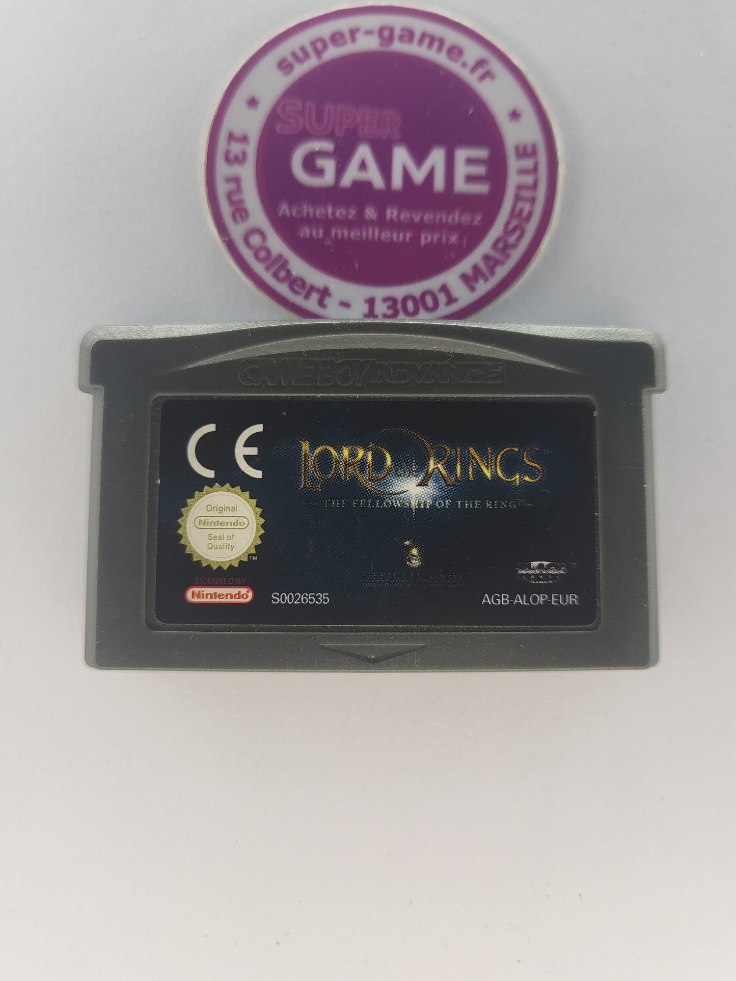 LORD OF THE RING THE FELLOWSHIP OF THE RING - sans boite - GAMEBOY ADVANCE