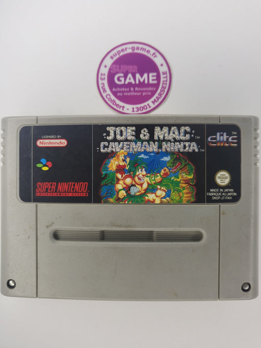 JOE & MAC CAVEMAN NINJA - sans boite - SNES