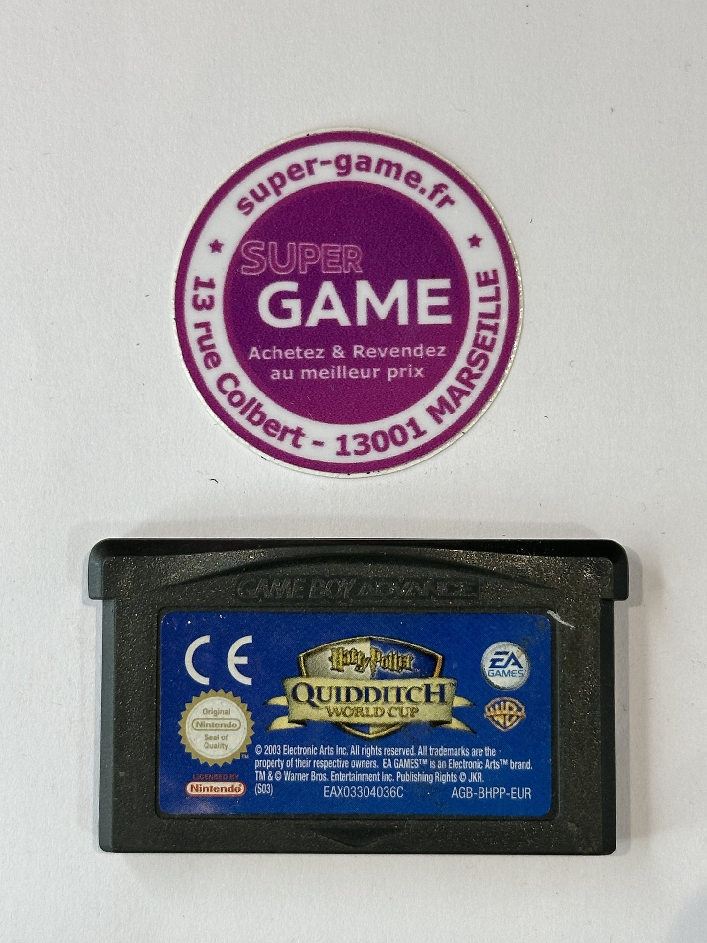 HARRY POTTER QUIDDITCH WORLD CUP - sans boite - GAMEBOY ADVANCE