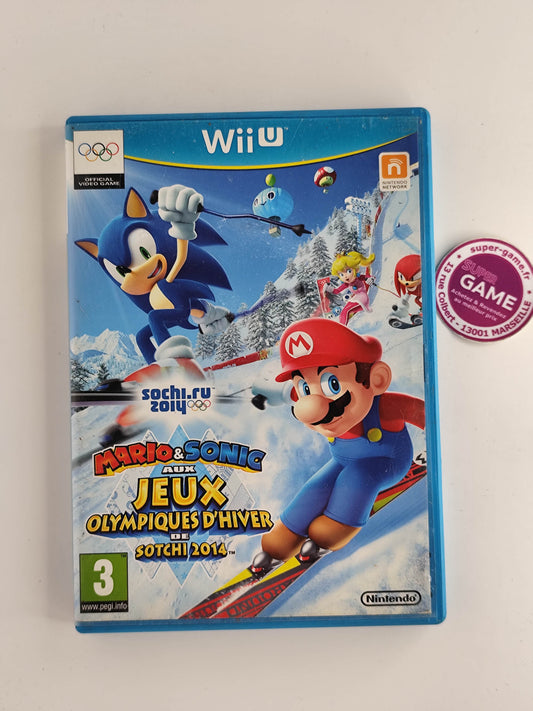 MARIO & SONIC AUX JEUX OLYMPIQUES D'HIVER DE SOTCHI 2014 - WiiU