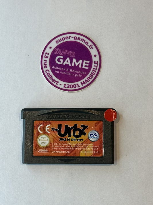 THE URBZ SIMS IN THE CITY - sans boite - GAMEBOY ADVANCE