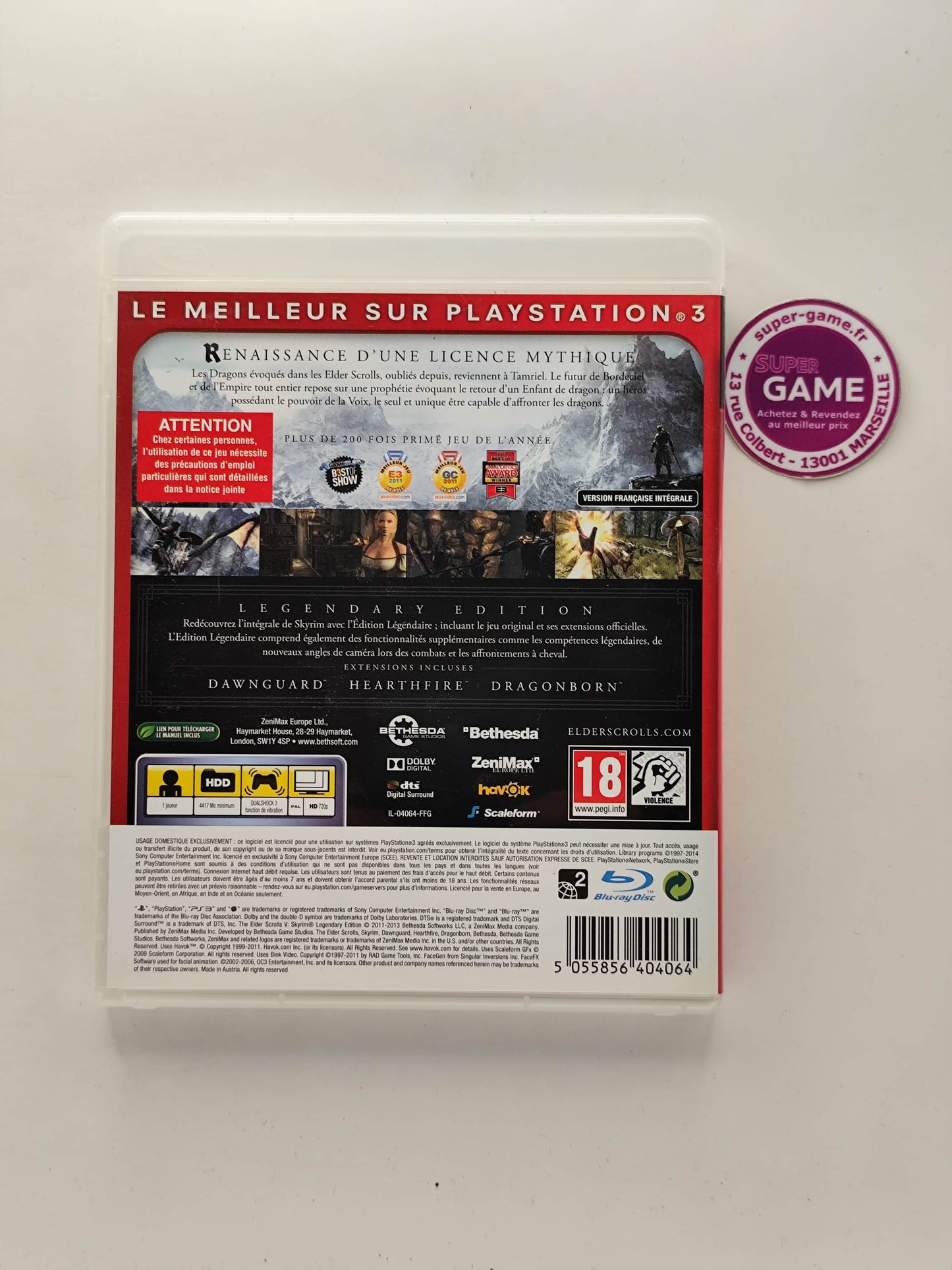 THE ELDER SCROLLS 5 SKYRIM LEGENDARY EDITION - Essentials - PS3