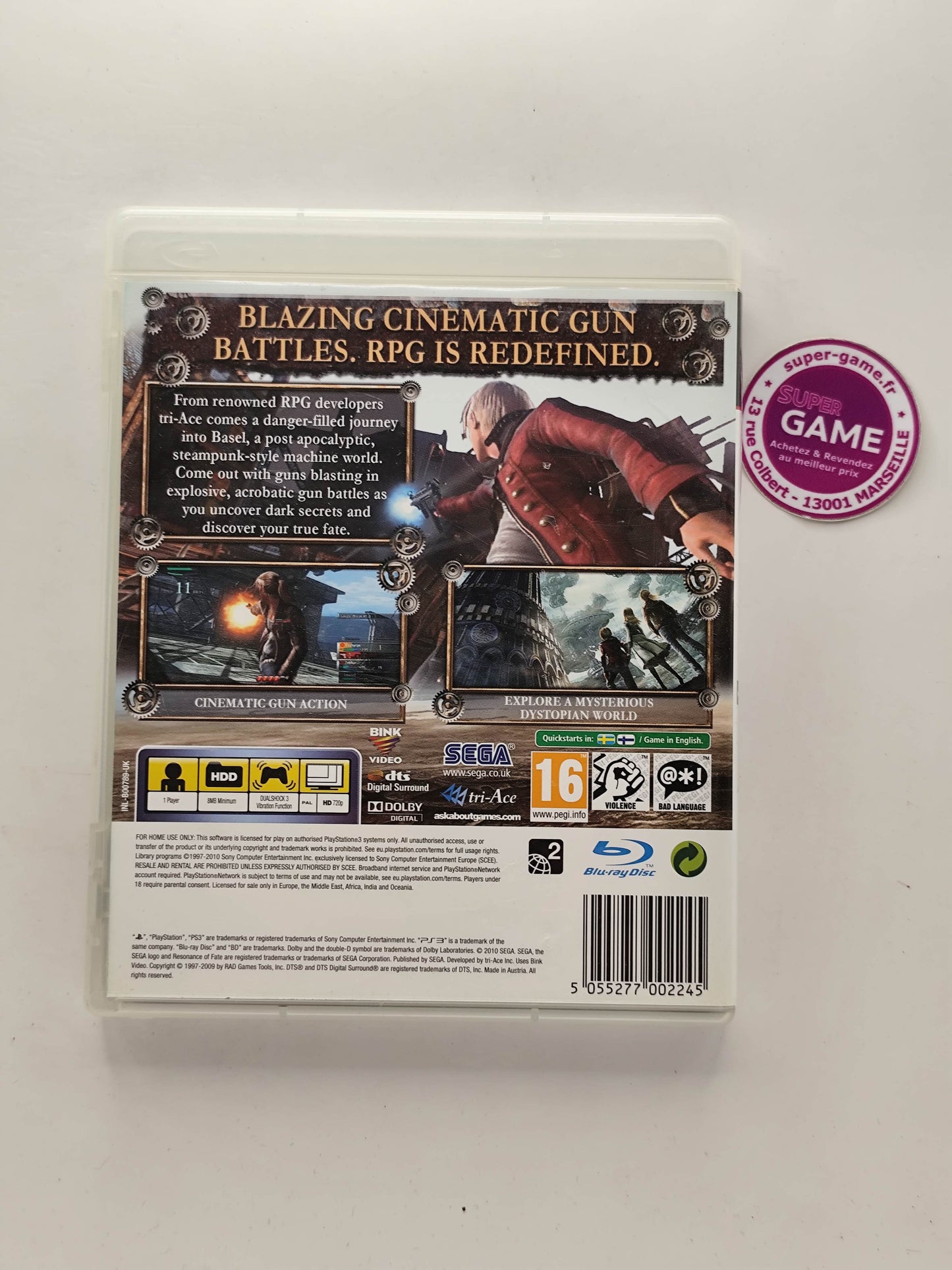 RESONANCE OF FATE - PS3