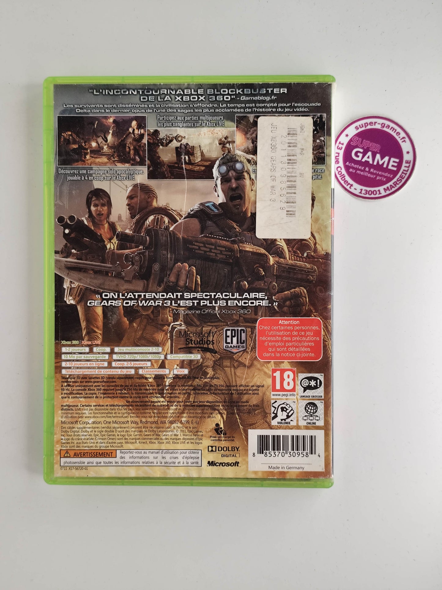 GEARS OF WAR 3 - XBOX360