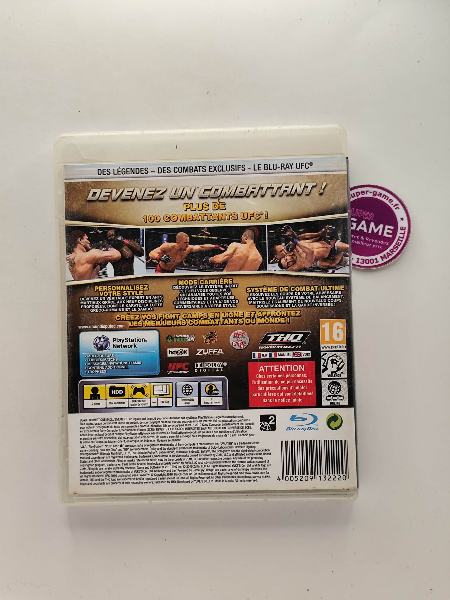 UFC UNDISPUTED 2010 - PS3