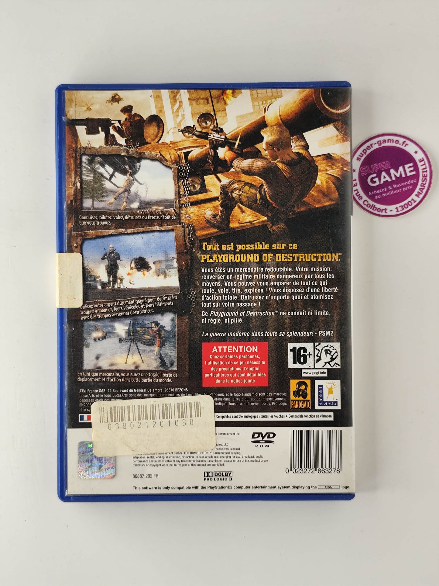 MERCENARIES PLAYGROUND OF DESTRUCTION - PS2