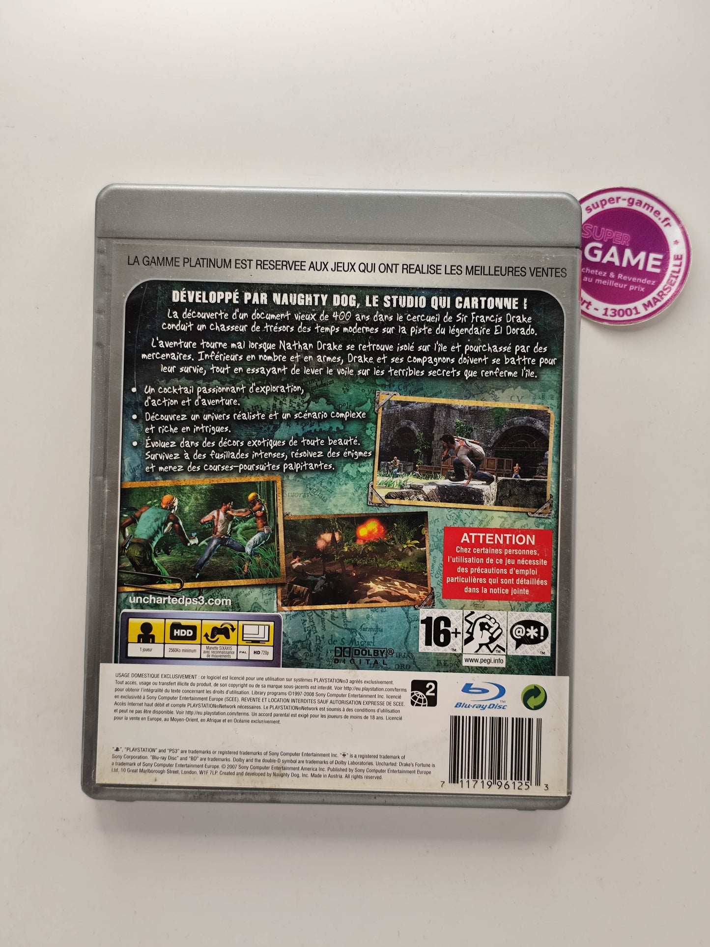 UNCHARTED DRAKE'S FORTUNE - PS3