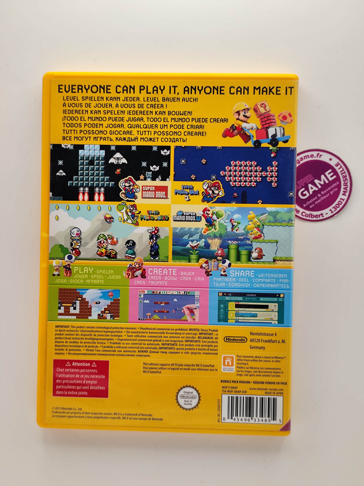 SUPER MARIO MAKER - Wii U
