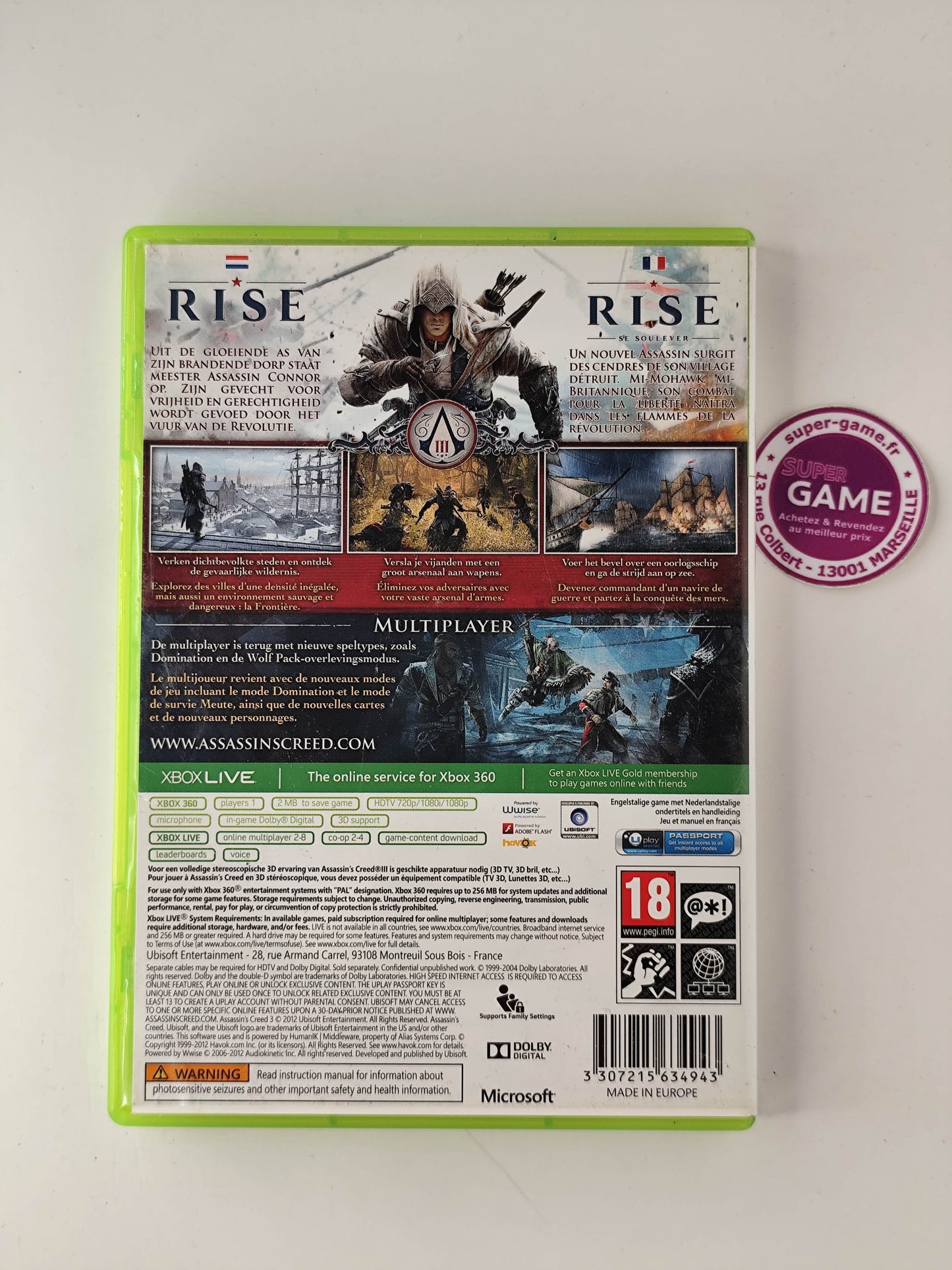 ASSASSIN'S CREED III - XBOX360