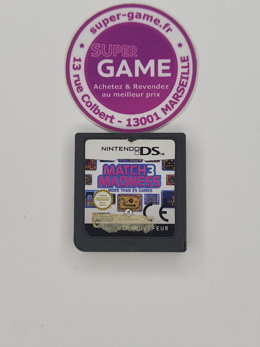 MATCH 3 MADNESS MORE THAN 25 GAMES - sans boite - DS