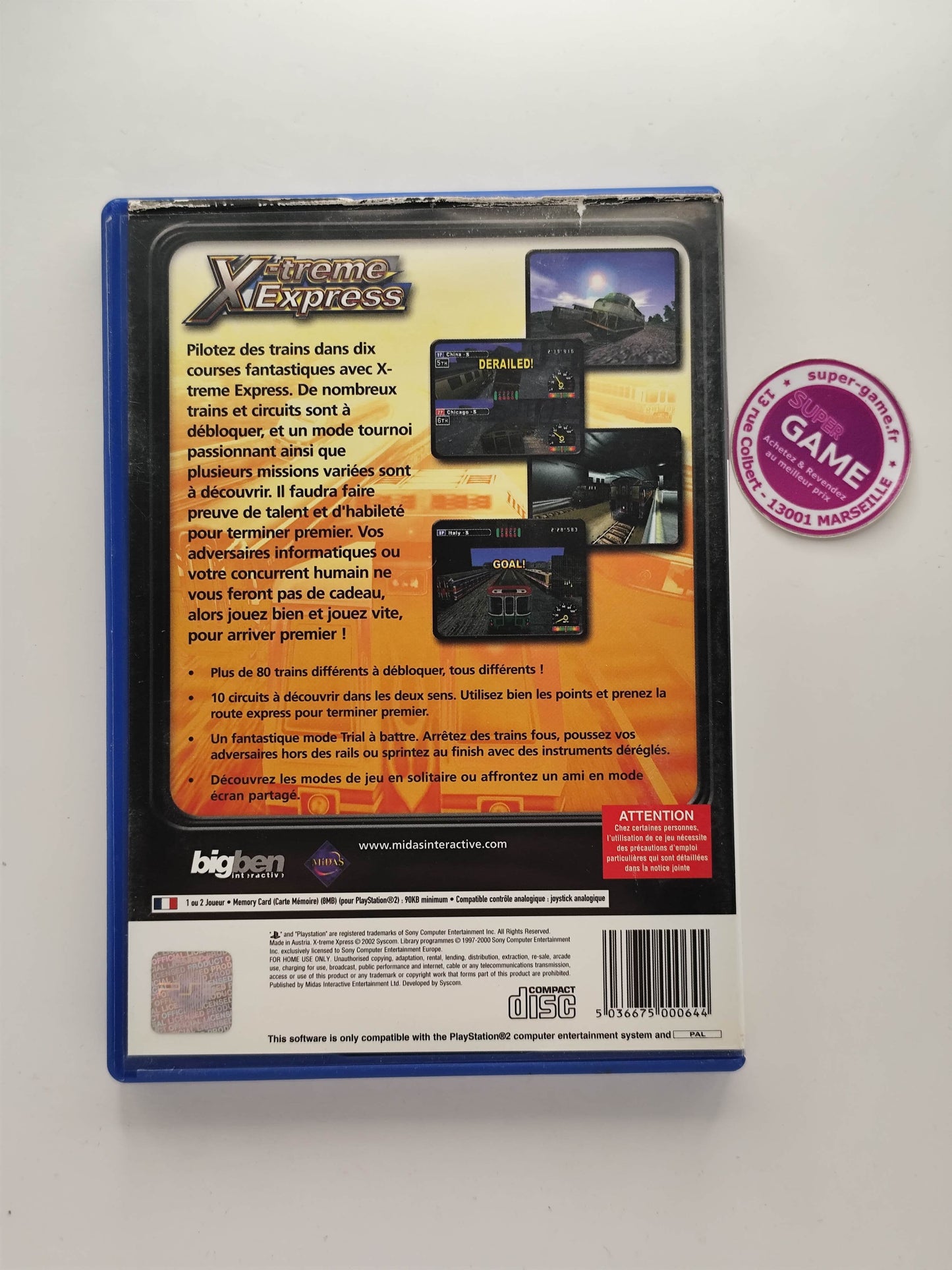 X-TREME EXPRESS WORLD GRAND PRIX - PS2