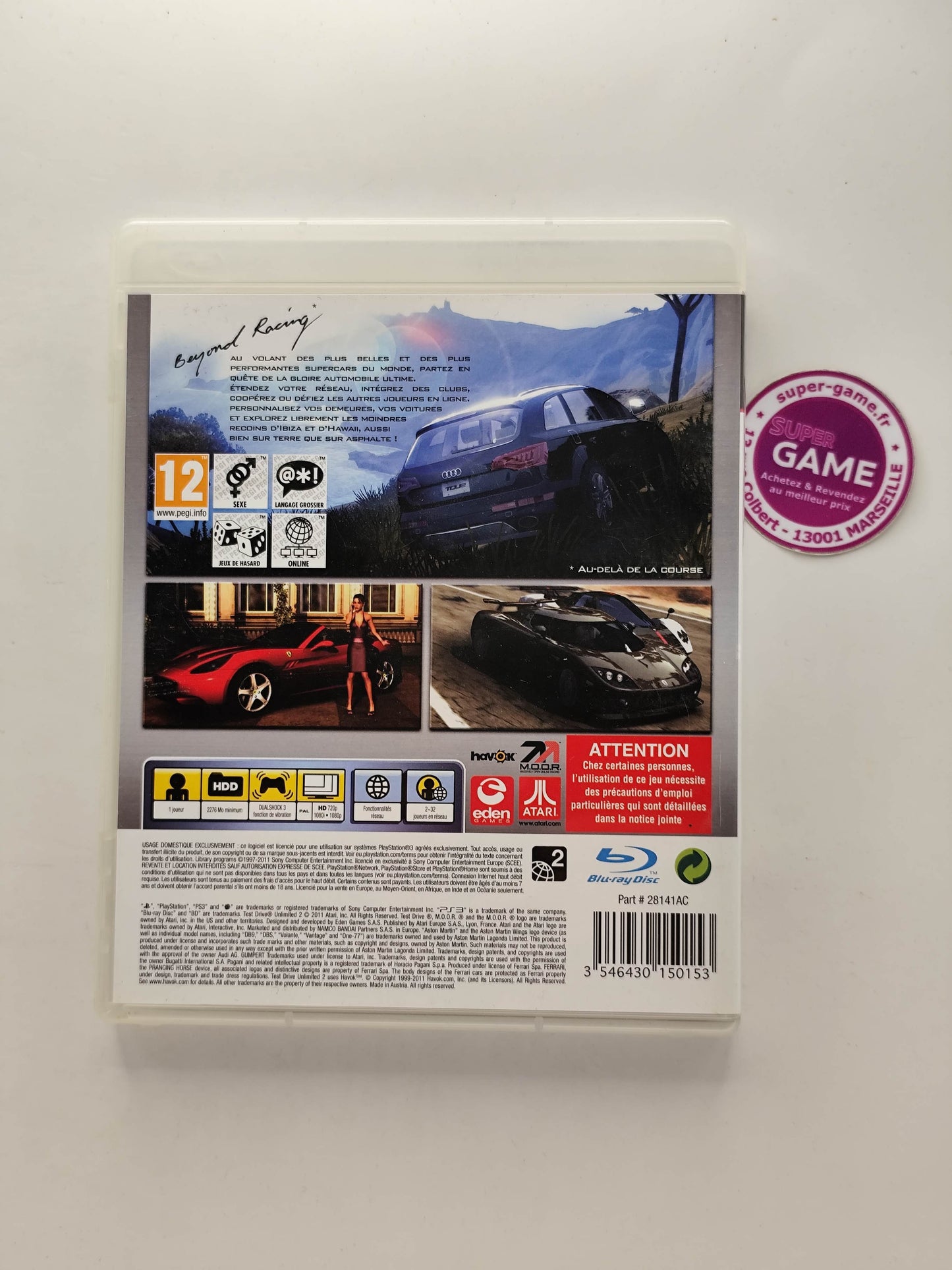TEST DRIVE UNLIMITED 2 - PS3