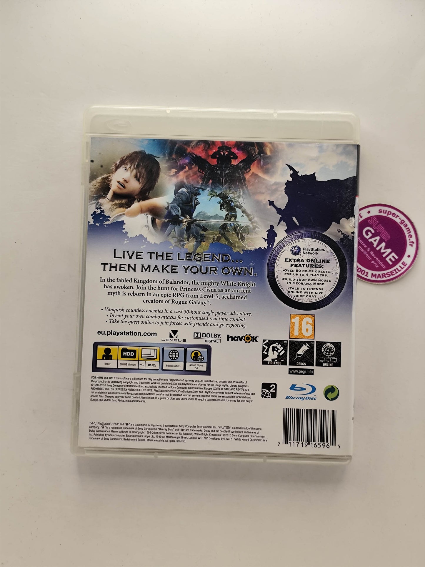 WHITE KNIGHT CHRONICLES - PS3