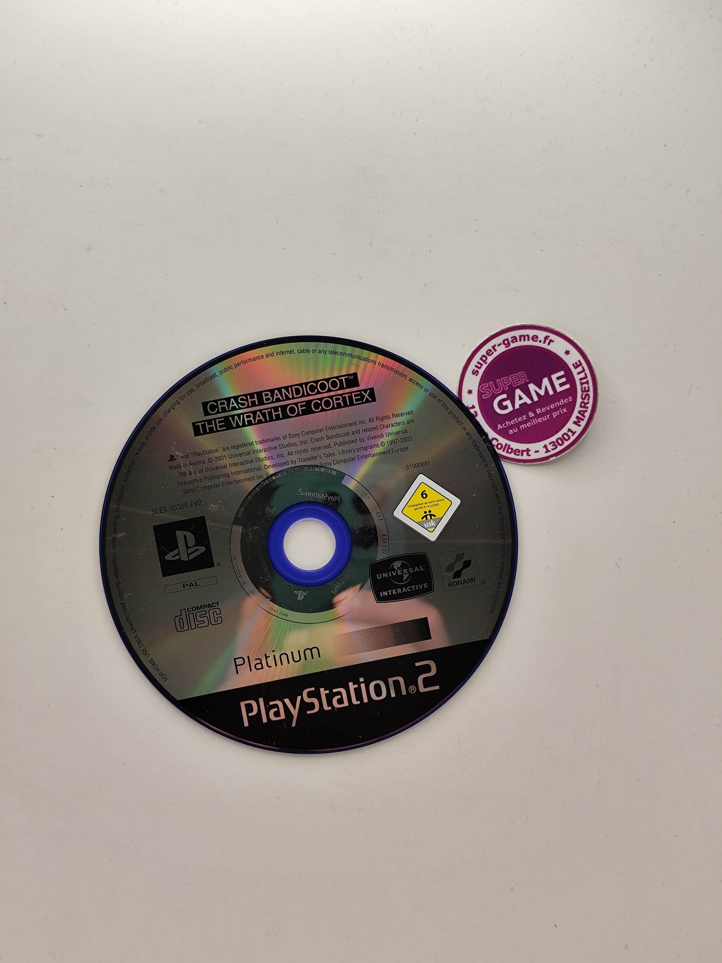 CRASH BANDICOOT LA VENGEANCE DE CORTEX PLATINUM - PS2