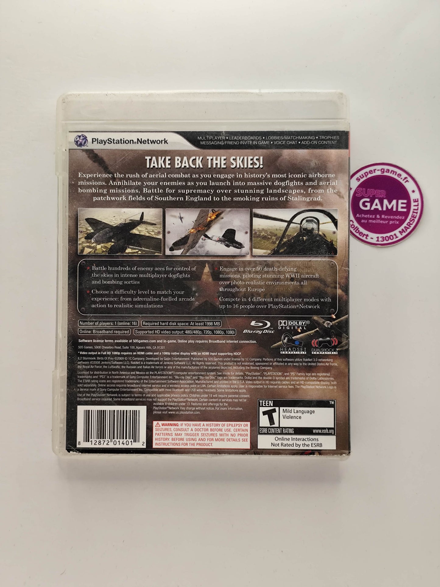 IL 2 STURMOVIK BIRDS OF PREY - PS3