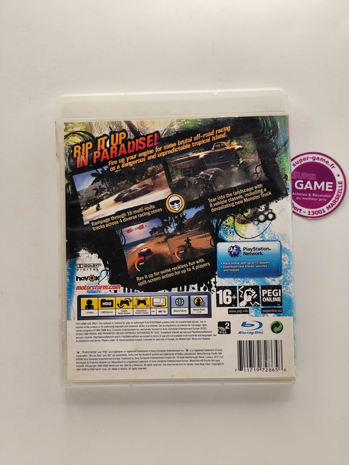 MOTORSTORM PACIFIC RIFT - PS3