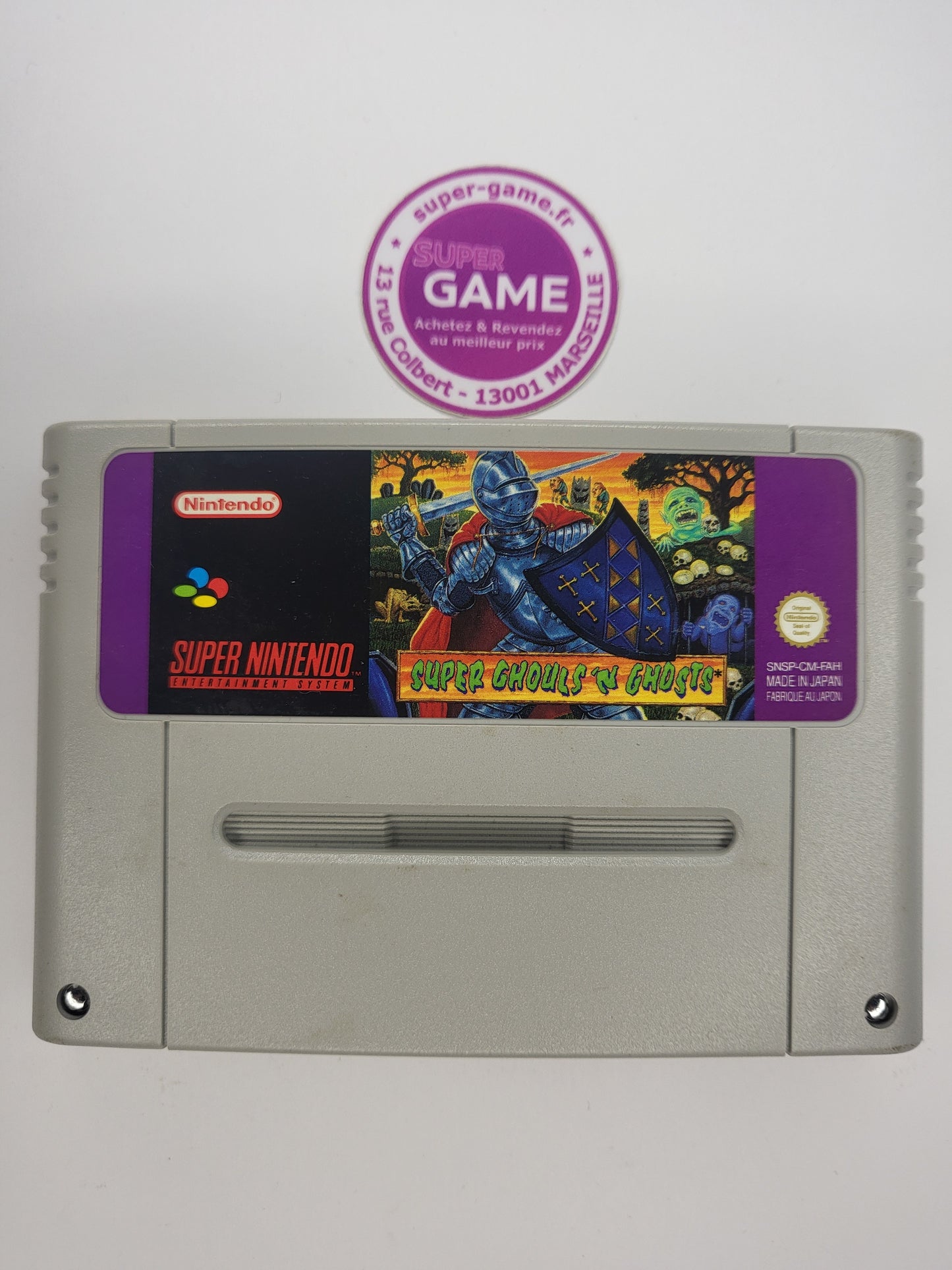 SUPER GHOULS'N GHOSTS - sans boite - SNES