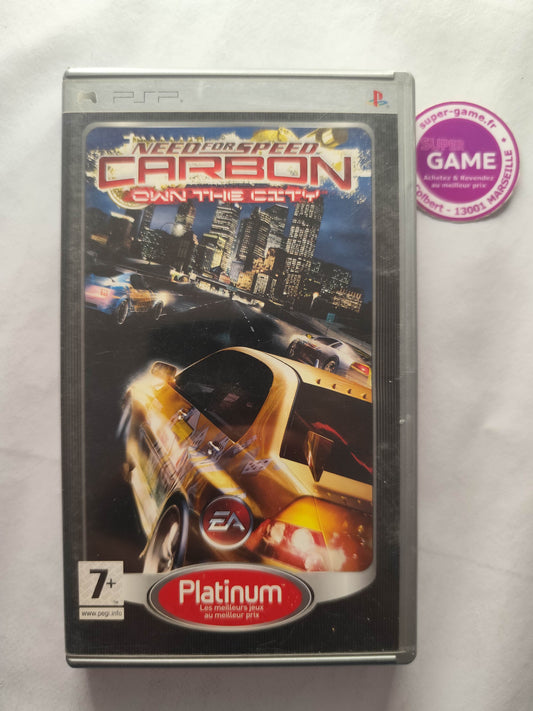 NEED FOR SPEED CARBON OWN THE CITY - Platinum - PSP