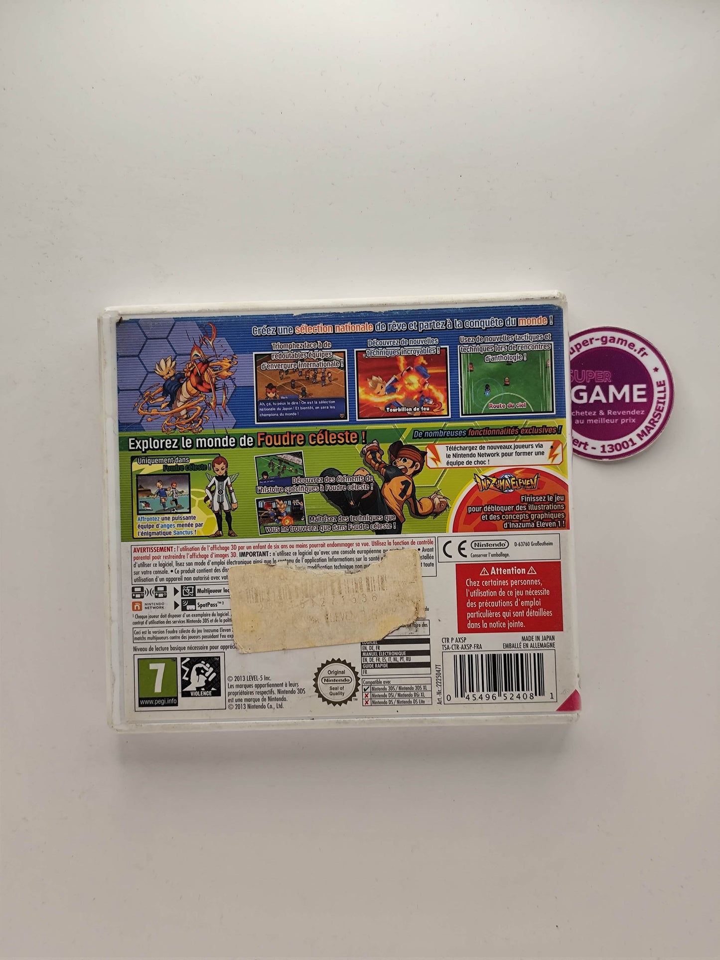 INAZUMA ELEVEN 3 FOUDRE CELESTE - 3DS