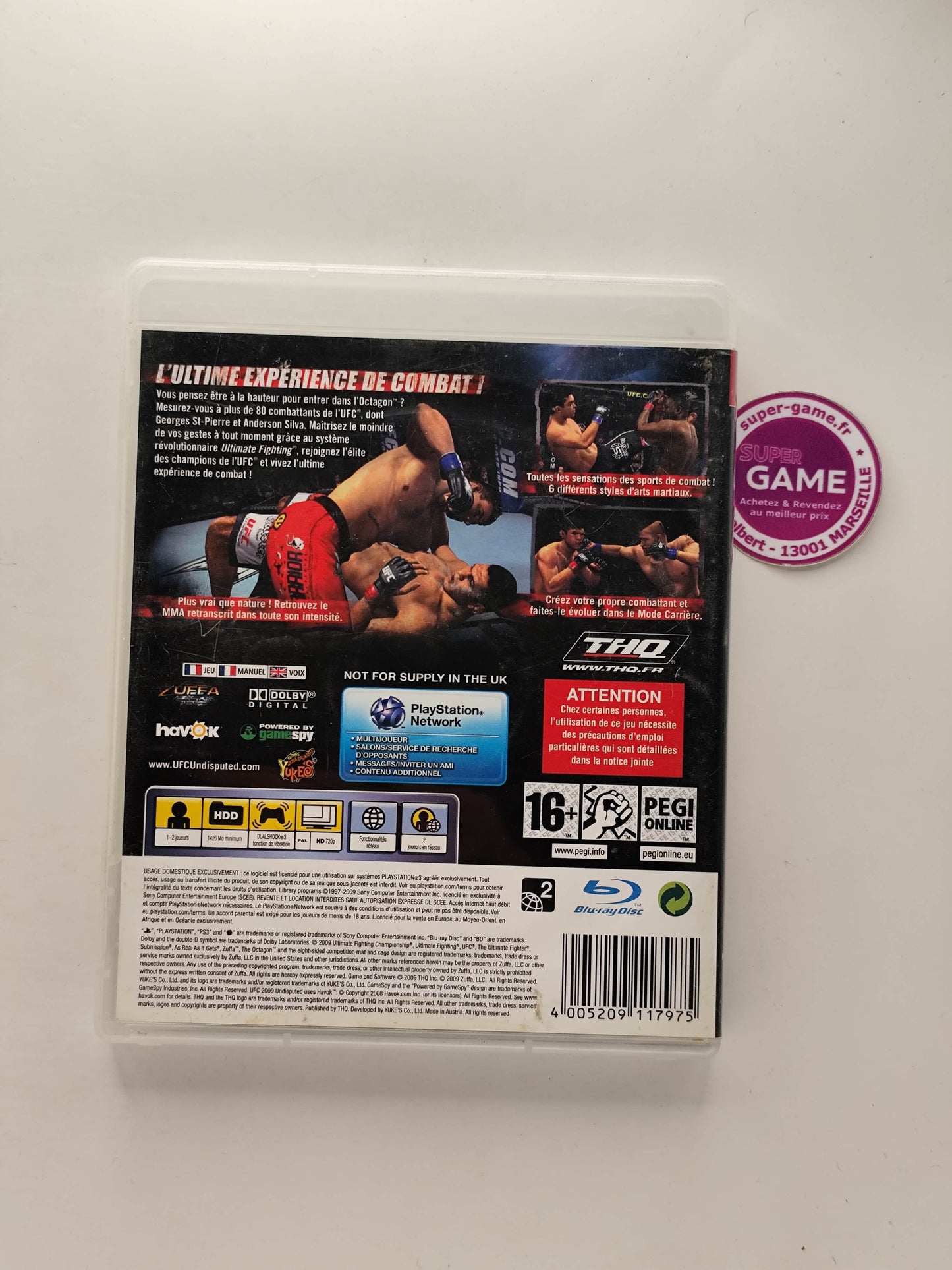 UFC UNDISPUTED 2009  - PS3