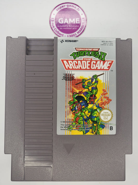 TEENAGE MUTANT HERO TURTLES 2 THE ARCADE GAME - sans boite - NES