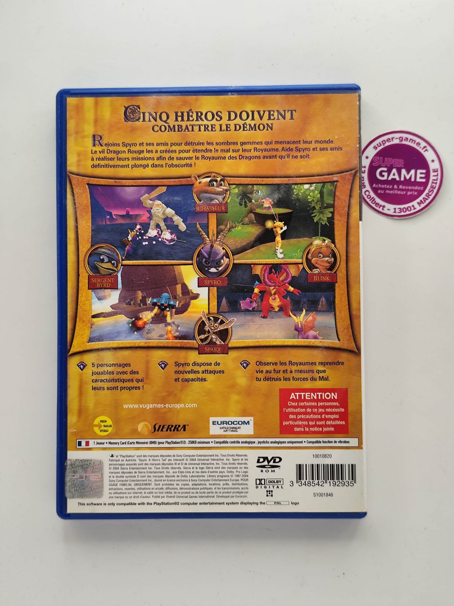 SPYRO A HERO'S TAIL - PS2