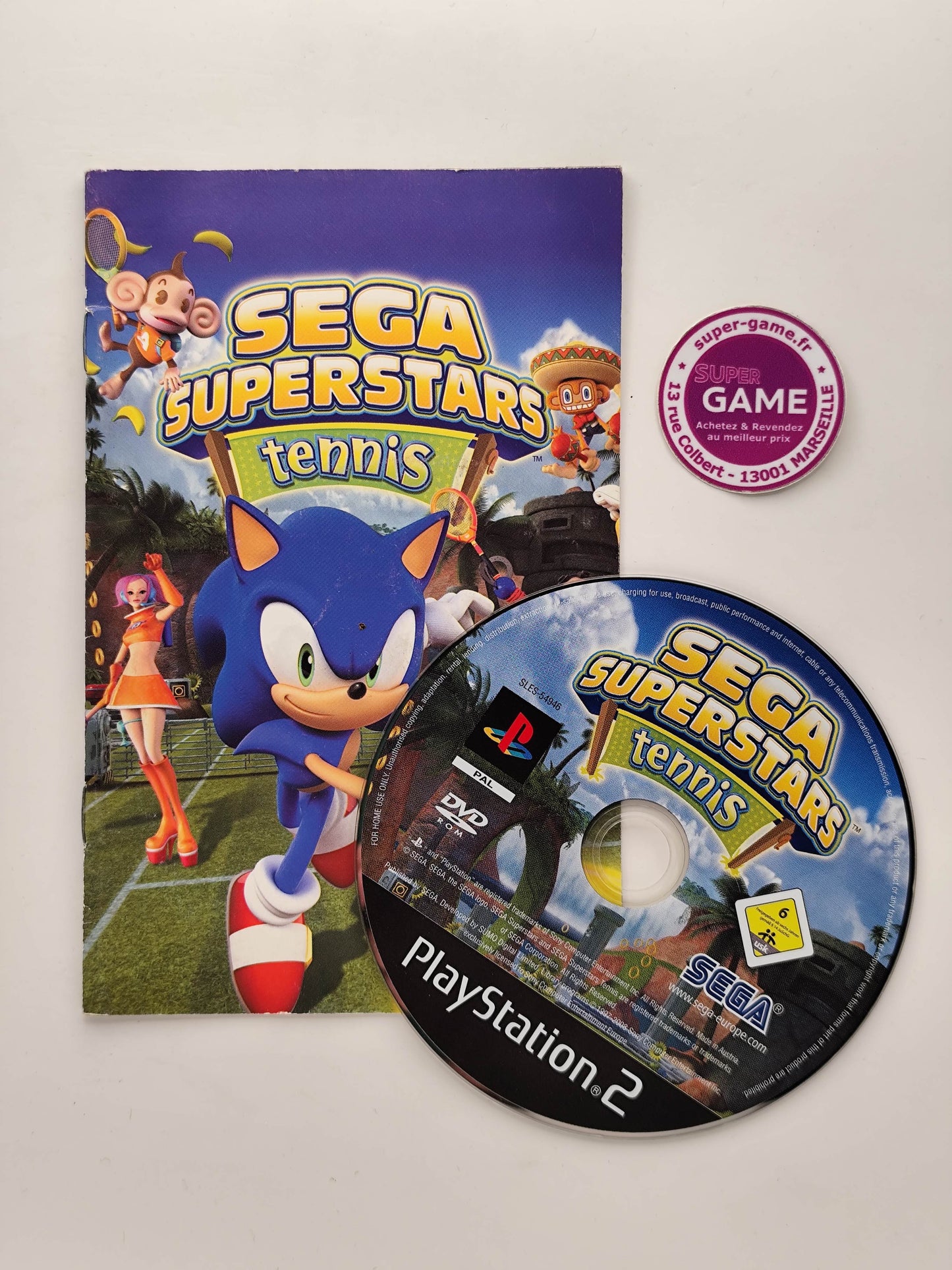SEGA SUPERSTARS TENNIS - PS2