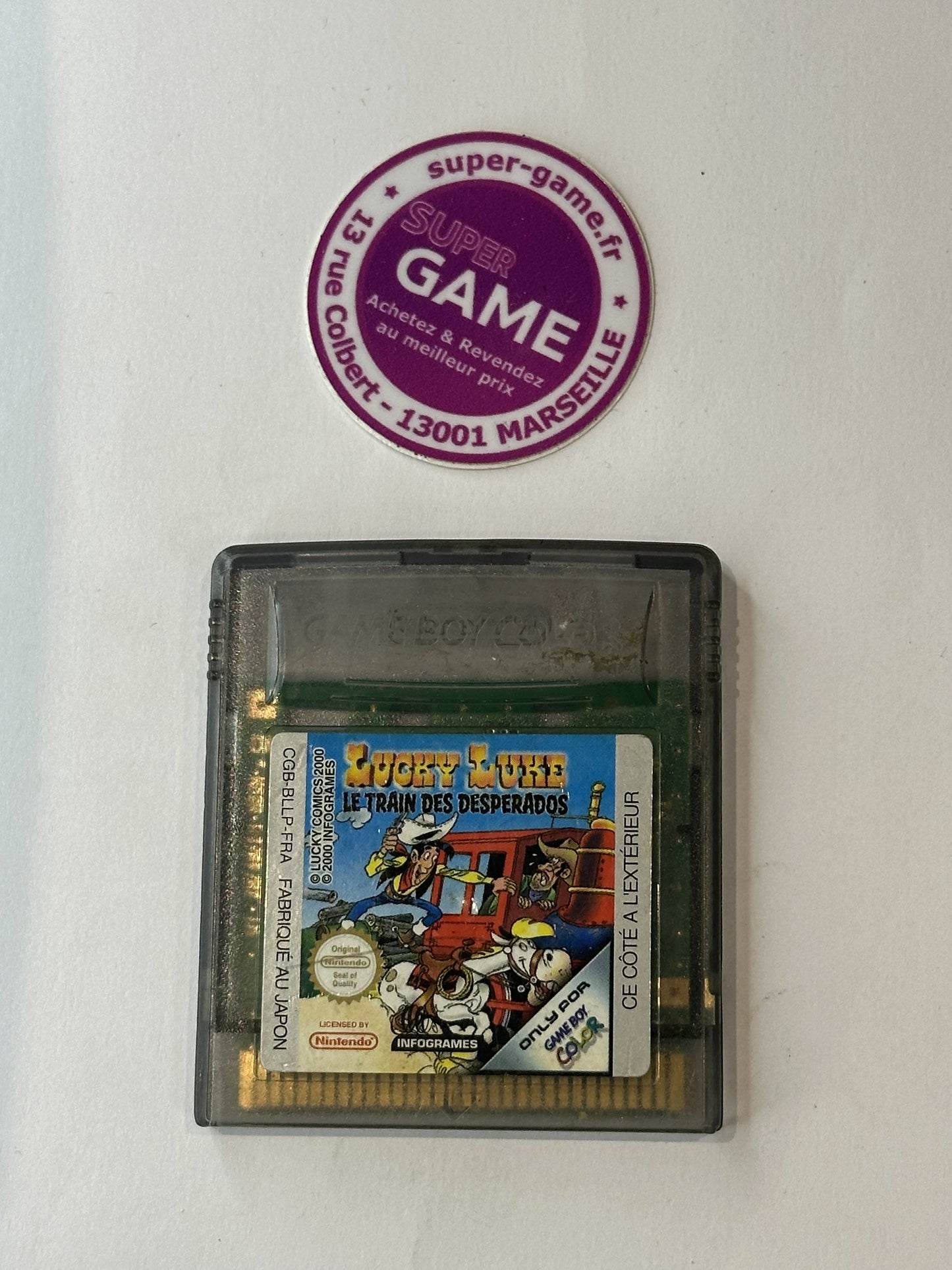 LUCKY LUKE LE TRAIN DES DESPERADOS - sans boite - GAMEBOY COLOR