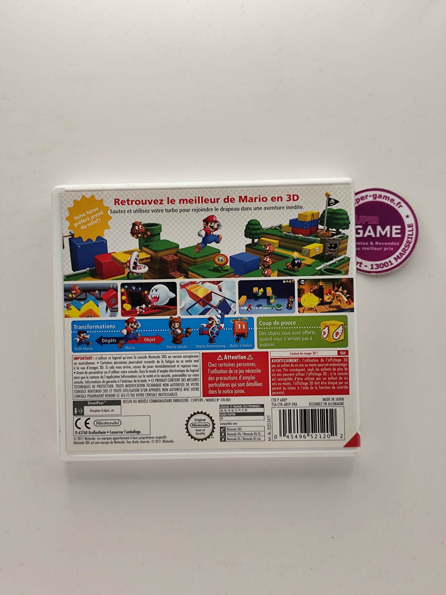 SUPER MARIO 3D LAND - 3DS