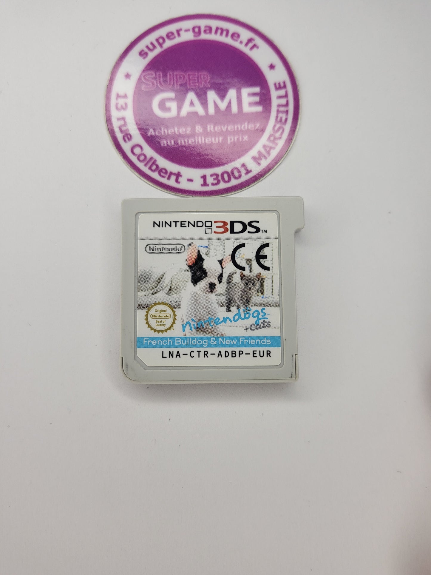 NINTENDOGS + CATS FRENCH BULLDOG & NEW FRIENDS - sans boite - 3DS