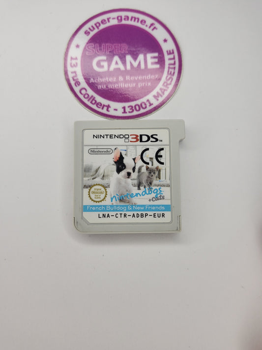 NINTENDOGS + CATS FRENCH BULLDOG & NEW FRIENDS - sans boite - 3DS