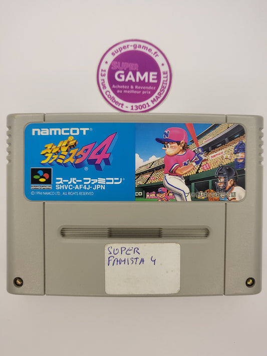 SUPER FAMISTA 4 (Import JAP) - sans boite - SNES