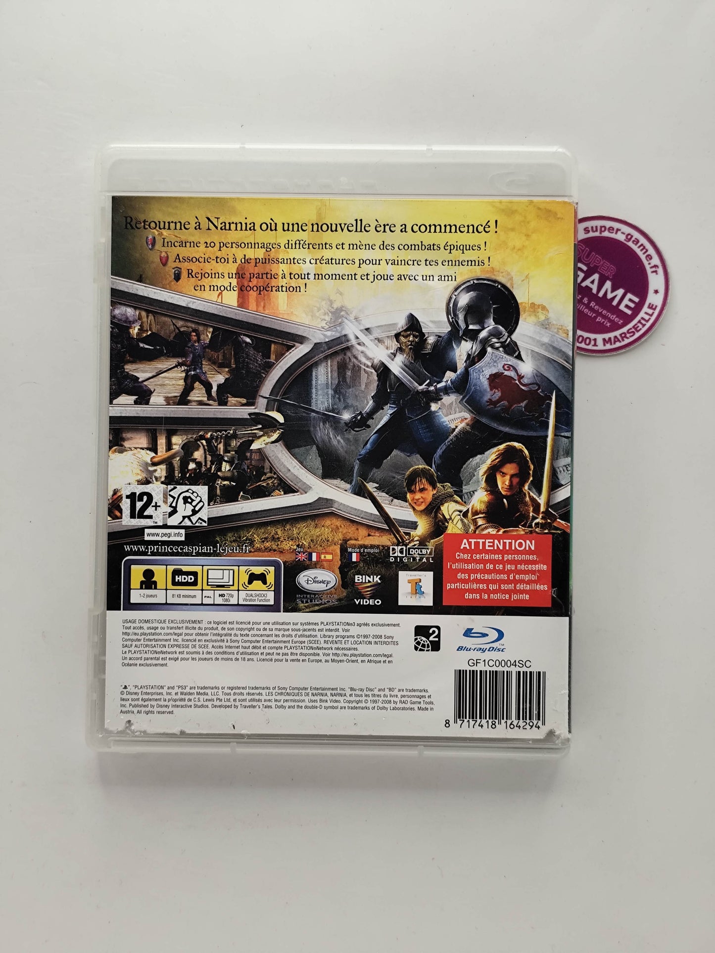 LE MONDE DE NARNIA, CHAPITRE 2 LE PRINCE CASPIAN - PS3