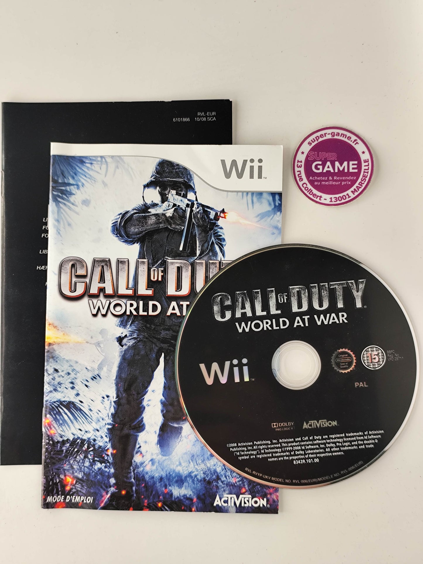 CALL OF DUTY WORLD AT WAR - Wii