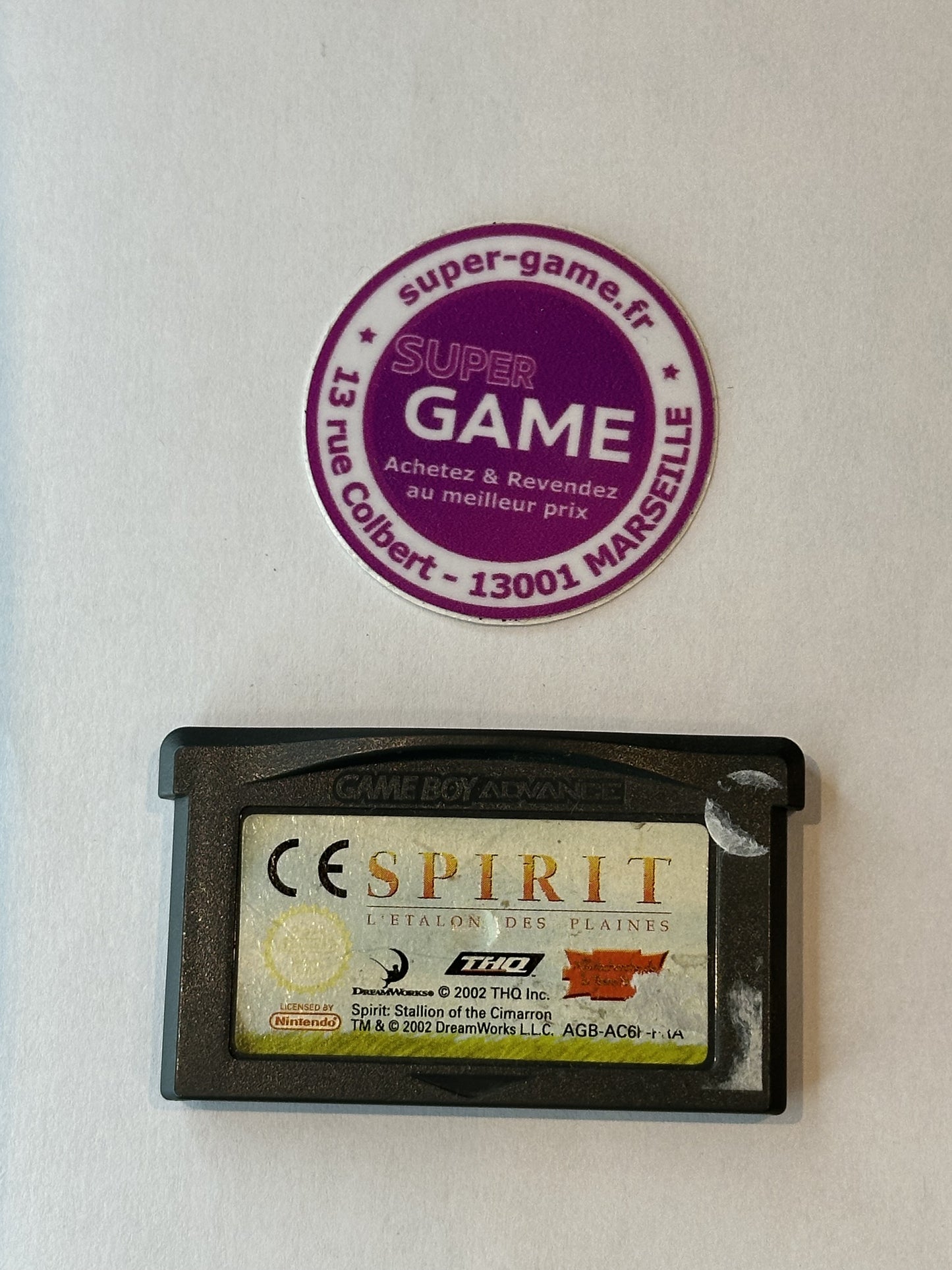 SPIRIT L'ETALON DES PLAINES - sans boite - GAMEBOY ADVANCE