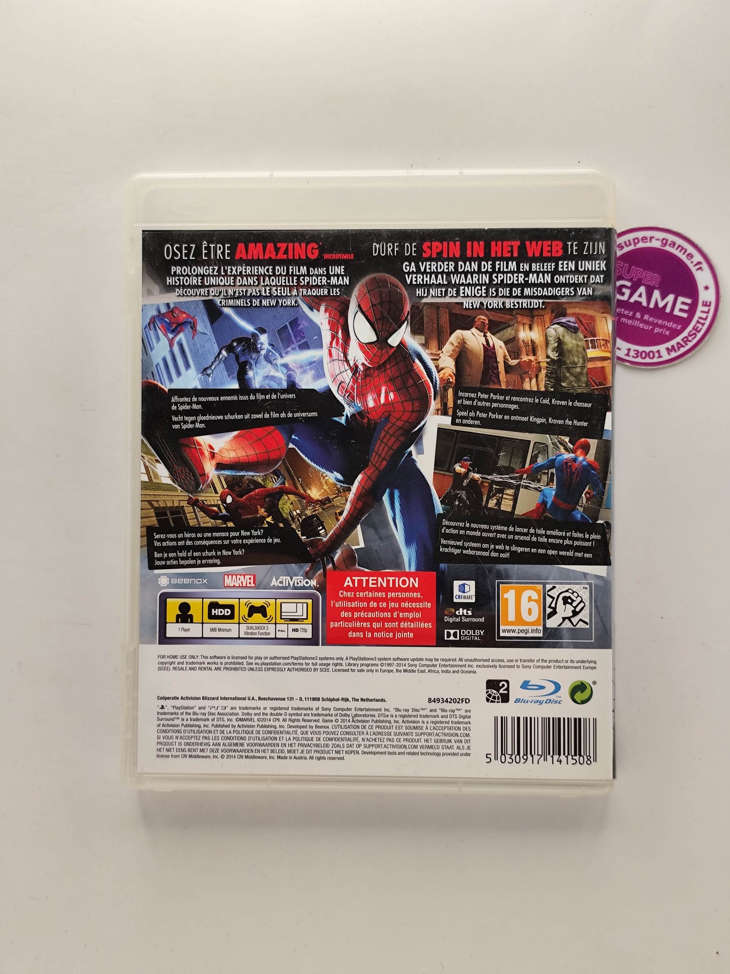 THE AMAZING SPIDER-MAN 2 - PS3