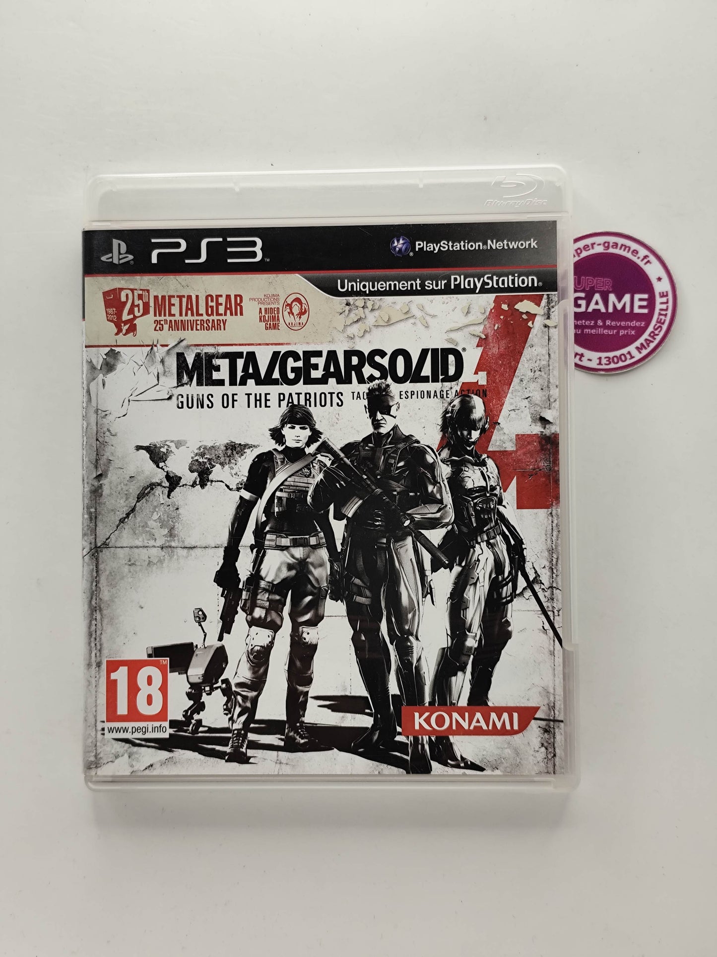 METAL GEAR SOLID 4 GUNS OF PATRIOTS 25e ANNIVERSAIRE - PS3